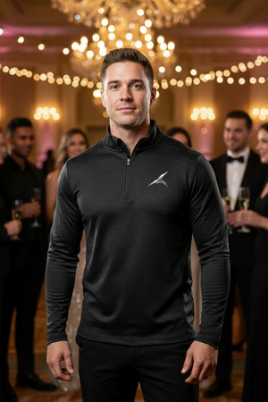 AEROWEAR Quarter-Zip - Minimal Logo - Party