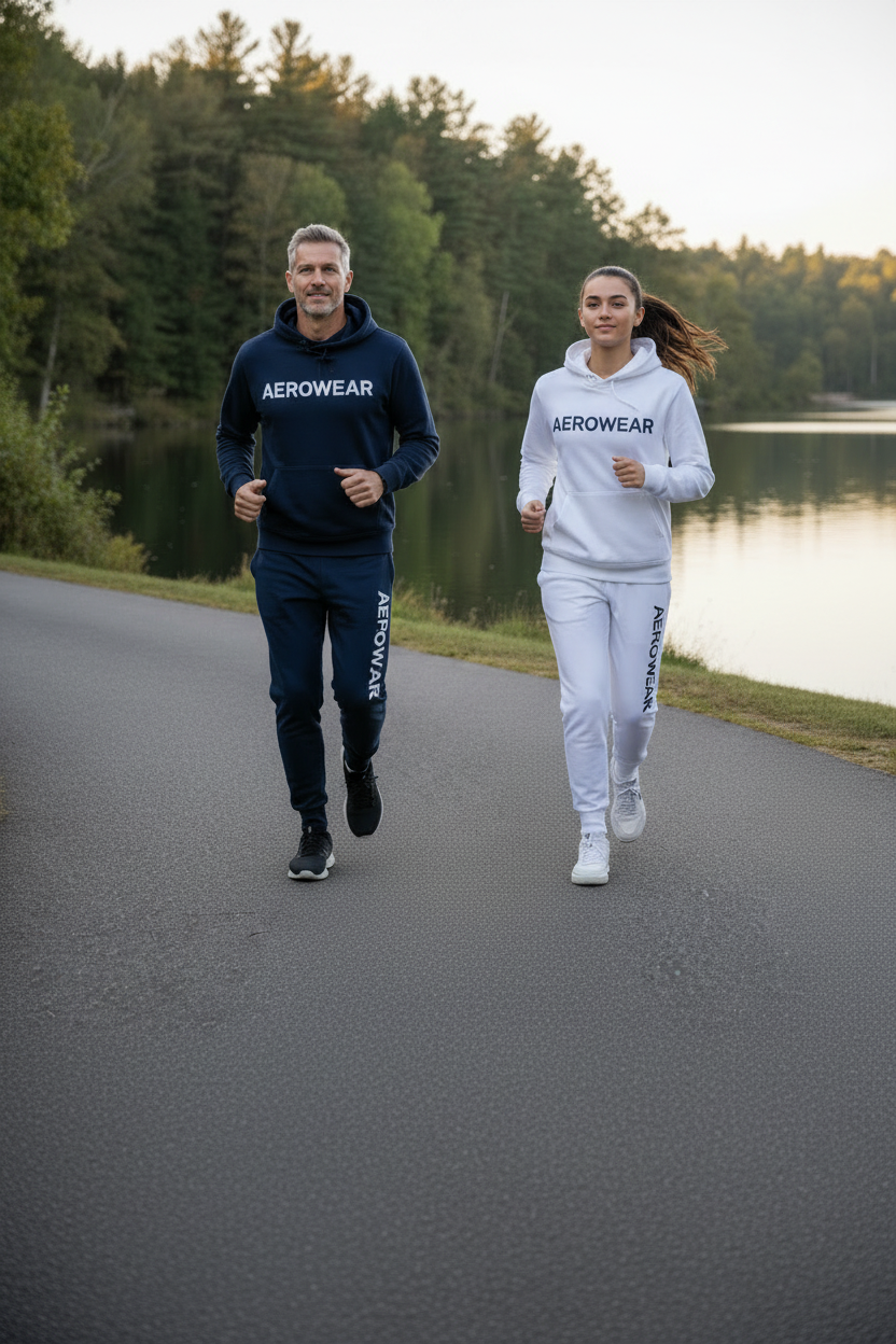 AERO Core SweatPant - Man in 40s & Young Woman
